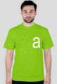 "a" tee