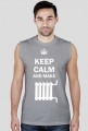 Koszulka Keep Calm and Make Kaloryfer Męska na ramiączkach