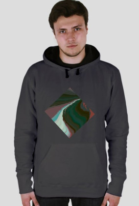 Męska bluza z nadrukiem