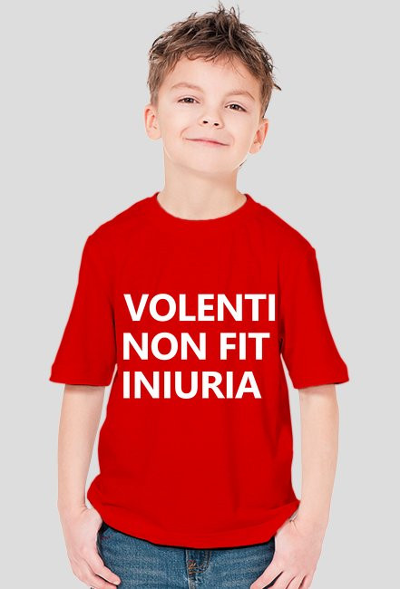 Koszulka dziecięca Volenti non fit iniuria