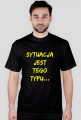 T-Shirt M - Sytuacja Jest - Czarna