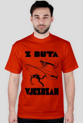 T-shirt-Z buta wjeżdżam