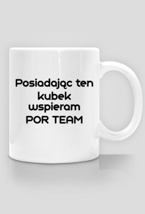 Kubek "Wspieram POR Team"