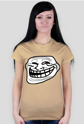 Troll face - koszulka damska