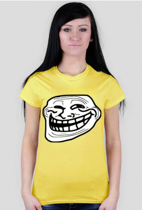 Troll face - koszulka damska