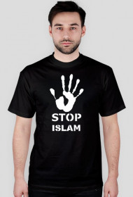 stop islam czarny
