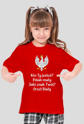 Koszulka dziecięca "Kto Ty jesteś?"