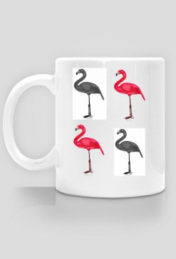 Flamingi mix - kubek