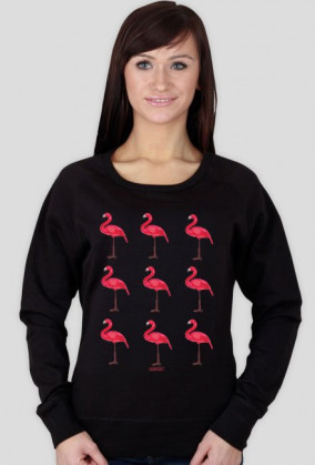Flamingi 9 - bluza damska