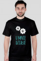 U mnie działa! - geek - t-shirt męski