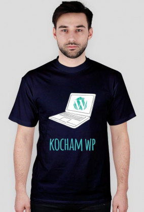 Kocham WP - geek - t-shirt męski