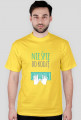 Nie śpię, bo kodzę - geek - t-shirt męski