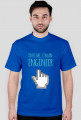 Trust me, I'm an engineer - geek - t-shirt męski