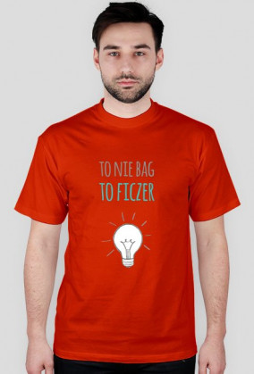 To nie bag to ficzer - geek - t-shirt męski