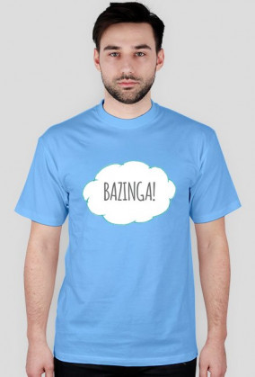 Bazinga - geek - t-shirt męski