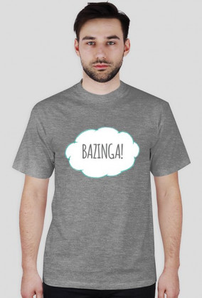 Bazinga - geek - t-shirt męski