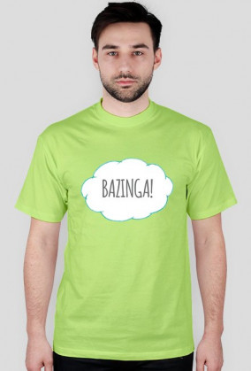 Bazinga - geek - t-shirt męski