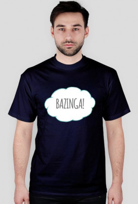 Bazinga - geek - t-shirt męski