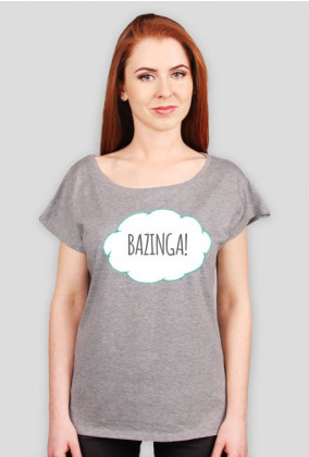Bazinga - geek - koszulka damska