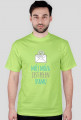 Mój mózg jest pełen SPAMU - geek - t-shirt męski