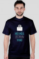 Mój mózg jest pełen SPAMU - geek - t-shirt męski