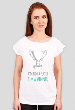 I'm not a player, I'm a winner - geek - koszulka damska