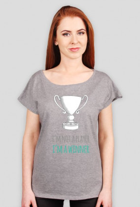 I'm not a player, I'm a winner - geek - koszulka damska