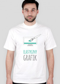 Elastyczny grafik - grafik - t-shirt męski