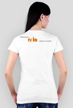 t-shirt damski nadruk przód i tył