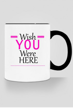 Kubek kolorowy Wish You Were Here