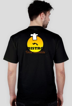 t-shirt męski nadruk tył