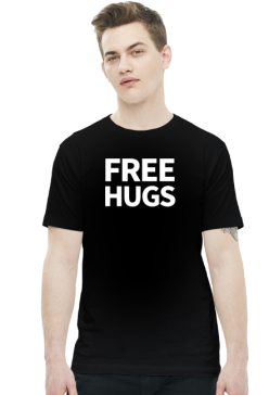 Free Hugs duże (t-shirt) jasna grafika