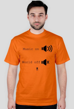 Koszulka męska - MUSIC ON