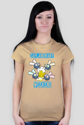 T-Shirt Damski - Zaplanowany Weekend