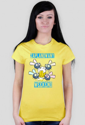 T-Shirt Damski - Zaplanowany Weekend