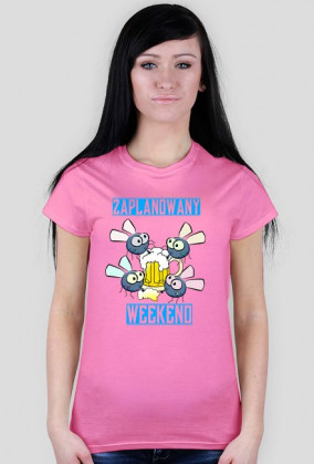T-Shirt Damski - Zaplanowany Weekend