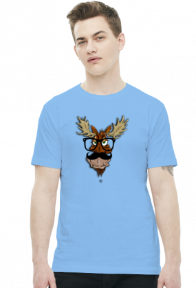 Koszulka męska - ŁOŚ HIPSTER