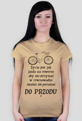 Koszulka damska - DO PRZODU!