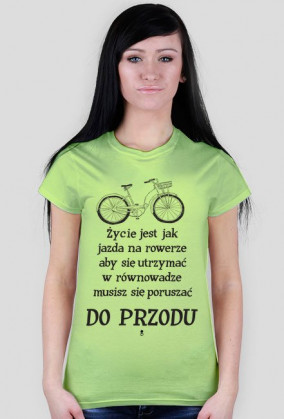 Koszulka damska - DO PRZODU!