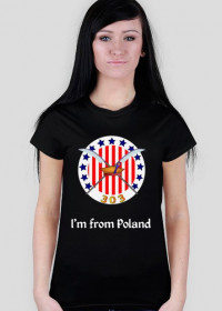 Koszulka damska "I'm from Poland"