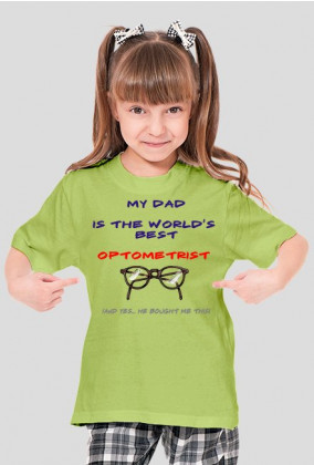 Koszulka dla dziewczynki - Best Dad