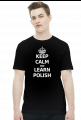 Keep Calm and Learn Polish (t-shirt) jasna grafika