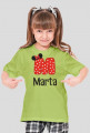 Koszulka dziecięca z nadrukiem "Marta"