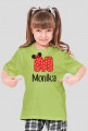 Koszulka dziecięca z nadrukiem "Monika"