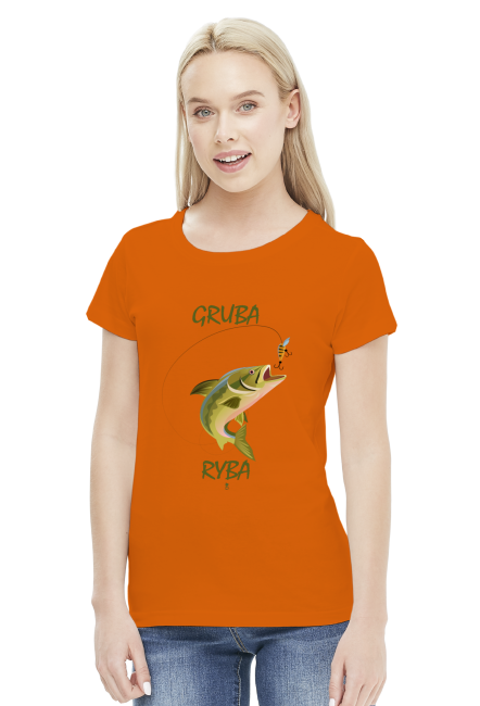 Koszulka damska - GRUBA RYBA #2