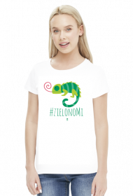 Koszulka damska - #ZIELONO MI