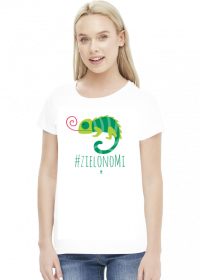Koszulka damska - #ZIELONO MI