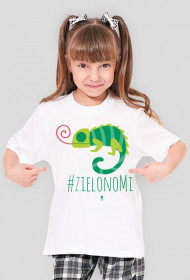 Koszulka dziecięca - #ZIELONO MI #2