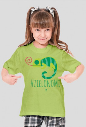 Koszulka dziecięca - #ZIELONO MI #2