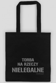 Torba bawełniana na rzeczy nielegalne.